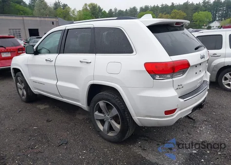 2015 Jeep Grand Cherokee Overland z USA, uszkodzony, nr VIN 1C4RJFCG3FC174247